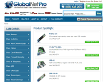 Tablet Screenshot of globalnetpro.com